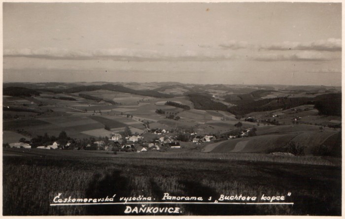 Pohled z Buchtova kopce 1933