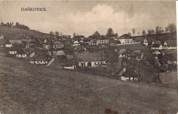 Daňkovice - stará pohlednice