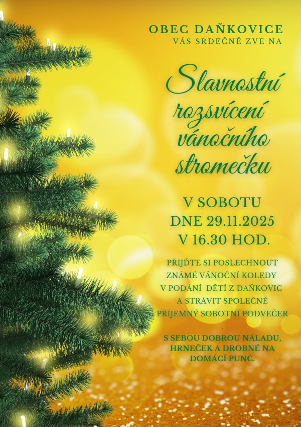 Rozsvícení vánočního stromu